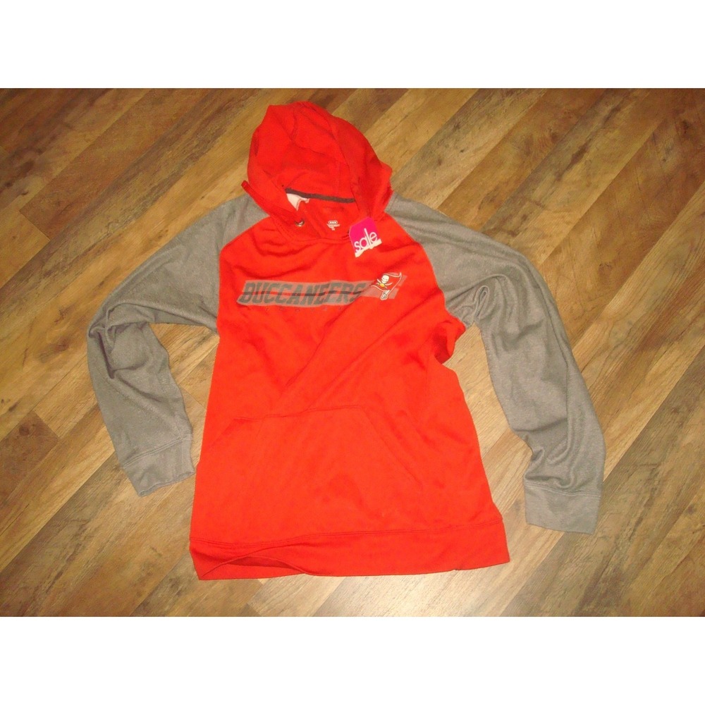 TAMPA BAY BUCCANEERS MENS MEDIUM  HOODIE SHIRT VINTAGE DEADSTOCK w3